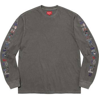 Black Supreme AOI Icons L/S Top Sweaters | MY312FM