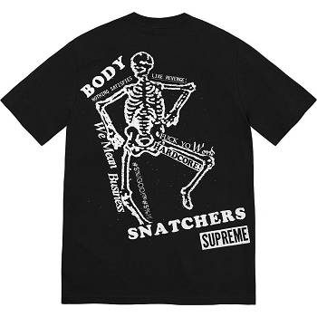 Black Supreme Body Snatchers Tee T Shirts | MY241XF