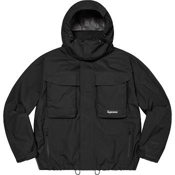 Black Supreme GORE-TEX PACLITE® Lightweight Shell Jackets | MY447LH
