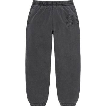 Black Supreme Overdyed S Logo Sweatpant Pants | MY403QZ