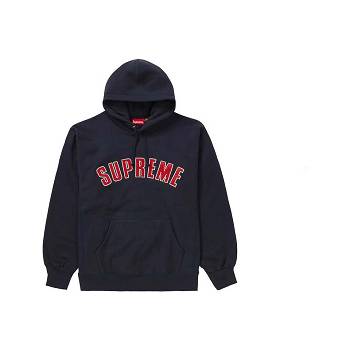 Black Supreme Pearl Logo Hooded Sweatshirts | MY261GL