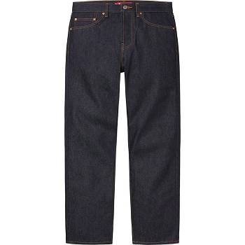 Black Supreme Rigid Slim Jean Pants | MY436IS