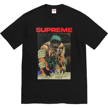 Black Supreme Ronin Tee T Shirts | MY239LH