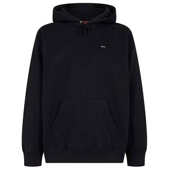 Black Supreme Small Box Logo Hoodie | MY465AP