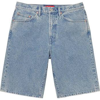 Blue Supreme Baggy Denim Shorts | MY355TV