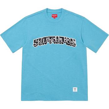 Blue Supreme Block Arc S/S Top Sweaters | MY331UT
