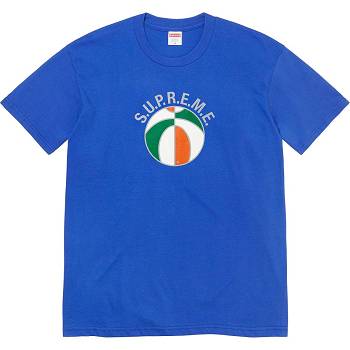 Blue Supreme League Tee T Shirts | MY230PQ