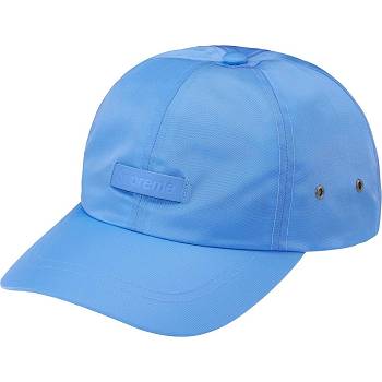 Blue Supreme Leather Patch 6-Panel Hats | MY120RW