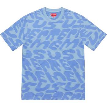 Blue Supreme Stacked Intarsia S/S Top Sweaters | MY310SO