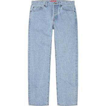 Blue Supreme Stone Washed Slim Jean Pants | MY435UT