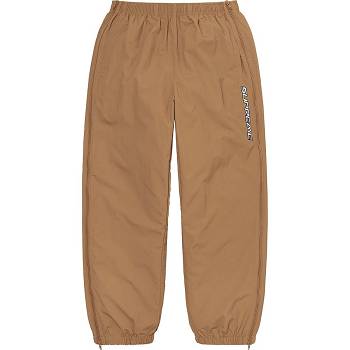 Brown Supreme Full Zip Baggy Warm Up Pant Pants | MY433TV