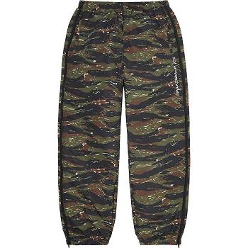Green / Camo Supreme Full Zip Baggy Warm Up Pant Pants | MY428MA