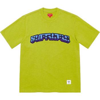 Green Supreme Block Arc S/S Top Sweaters | MY328RW