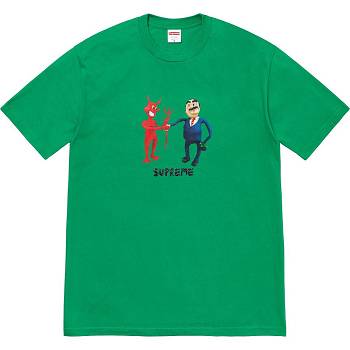 Green Supreme Business Tee T Shirts | MY214ZG