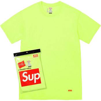 Green Supreme Hanes® Tagless T-shirts (2 Pack) Accessories | MY191VD