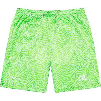 Green Supreme Jacquard Animal Print Soccer Shorts | MY362SO