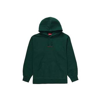 Green Supreme Number One Hooded Sweatshirts | MY263JJ