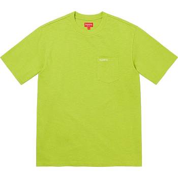 Green Supreme S/S Pocket Tee Sweaters | MY321VD