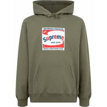 Green Supreme Shine New York Hoodie | MY467DN