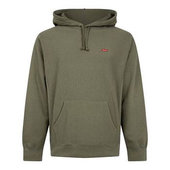 Green Supreme Small Box Hoodie | MY466SO