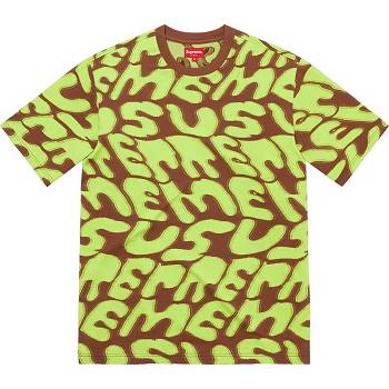 Green Supreme Stacked Intarsia S/S Top Sweaters | MY308PQ