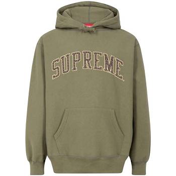 Green Supreme Stars Arc Hoodie | MY464PQ