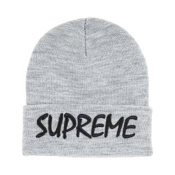 Grey Supreme FTP knitted Beanie Hats | MY110ZG
