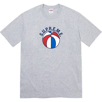 Grey Supreme League Tee T Shirts | MY235GL