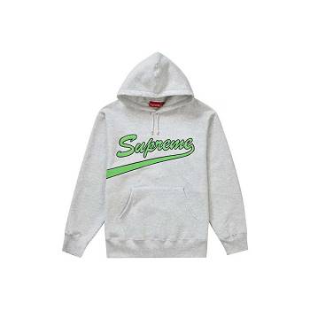 Grey Supreme Tail Hooded Sweatshirts | MY256PQ