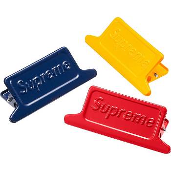 Multicolor Supreme Dulton Small Clips (Set of 3) Accessories | MY186KI