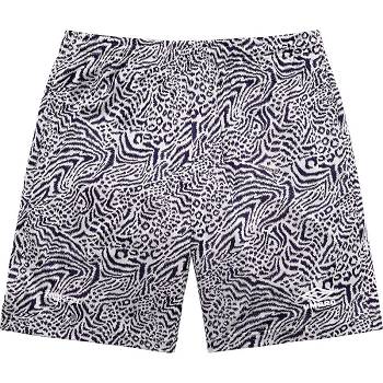 Navy Supreme Jacquard Animal Print Soccer Shorts | MY360PQ
