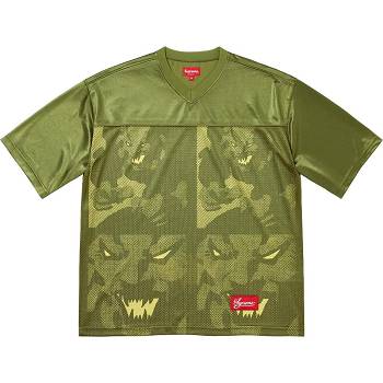 Olive Supreme Ronin Football Jersey Sweaters | MY306IS