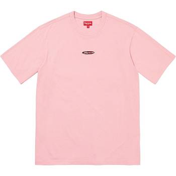 Pink Supreme Oval Logo S/S Top Sweaters | MY335AP