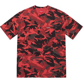 Red Supreme S/S Pocket Tee Sweaters | MY318ZG