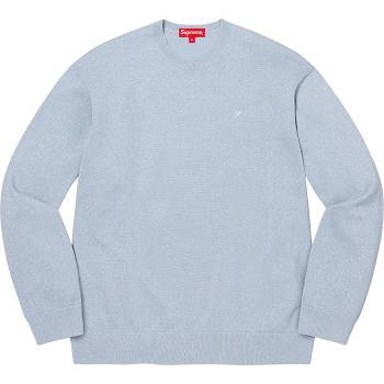 Turquoise Supreme Metallic L/S Top Sweaters | MY334PQ
