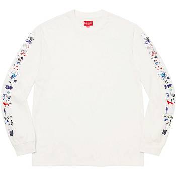 White Supreme AOI Icons L/S Top Sweaters | MY315JJ