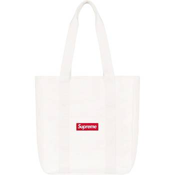 White Supreme Canvas Tote Bags | MY168MA