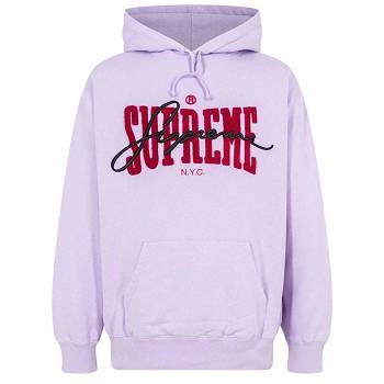White Supreme Chenille Hoodie | MY486YU