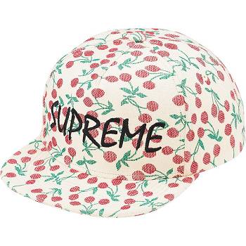 White Supreme Cherries 5-Panel Hats | MY134KI