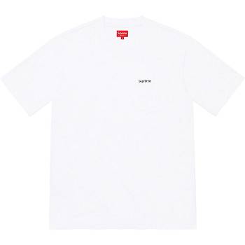 White Supreme S/S Pocket Tee Sweaters | MY322BC