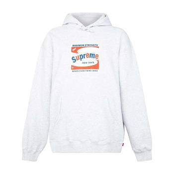 White Supreme Shine Logo Print Hoodie | MY468FM