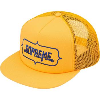 Yellow Supreme Highest Mesh Back 5-Panel Hats | MY131GL