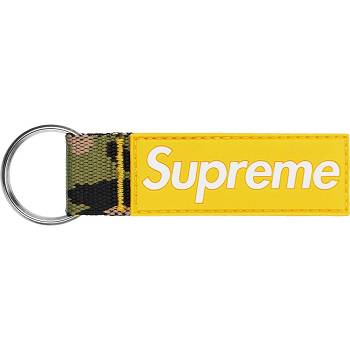 Yellow Supreme Webbing Keychain Accessories | MY181DN